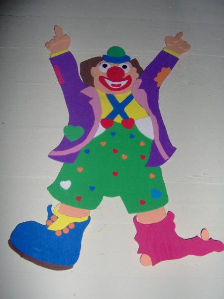 clown en mousse