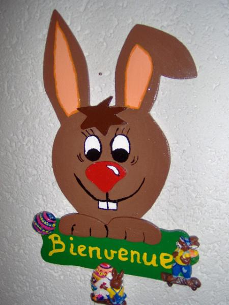 lapin en bois