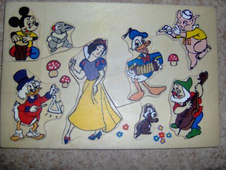 puzzle en bois Wald disney