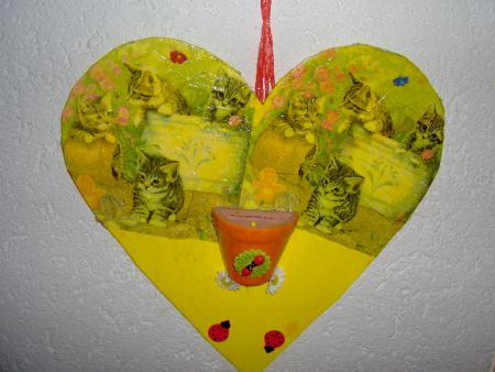 le coeur pleins de chats