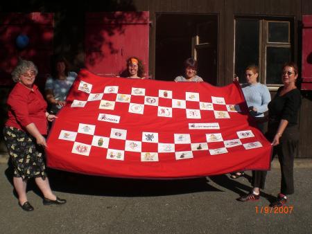  le couvre-lit broder